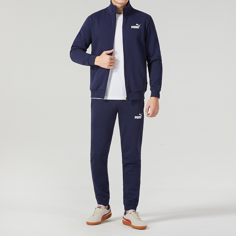 彪马Clean Sweat Suit男针织长裤长袖-加绒680660-06