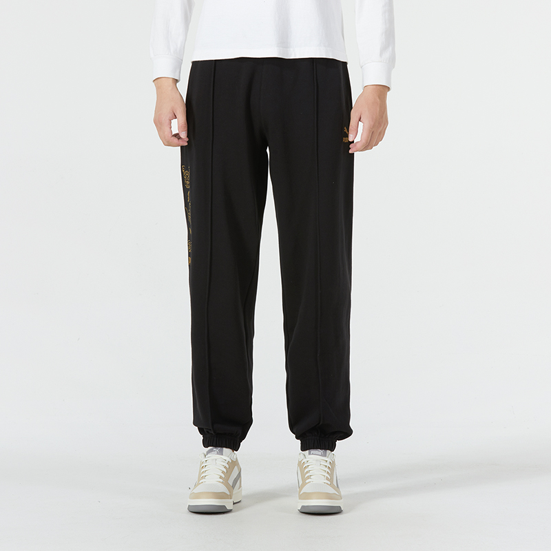 彪马PUMA BZ Graphics Sweatpants TR男针织长裤-毛圈625252-01