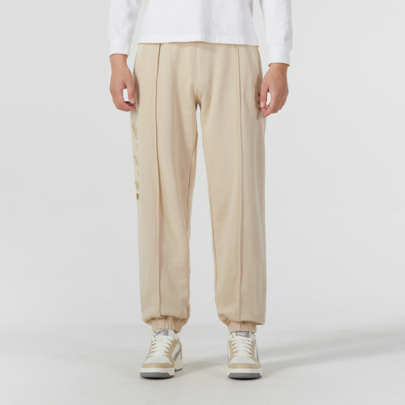彪马PUMA BZ Graphics Sweatpants TR男针织长裤-毛圈625252-88