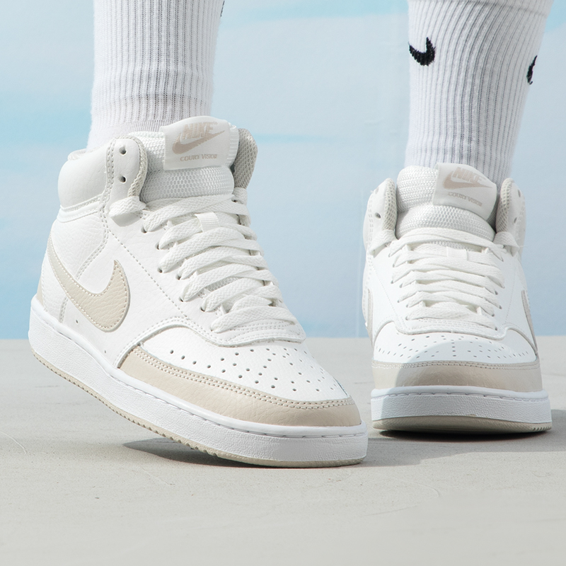耐克WMNS NIKE COURT VISION MID女中帮CD5436-106