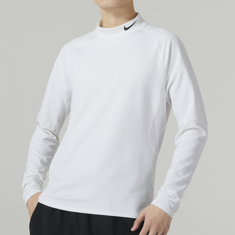 耐克M NP TOP WARM LS MOCK男紧身长袖FB8516-100