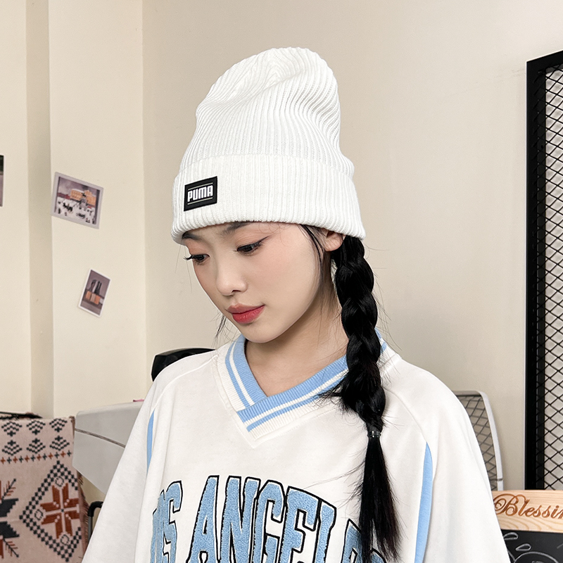 彪马Ribbed Classic Cuff Beanie中绒线帽024038-06