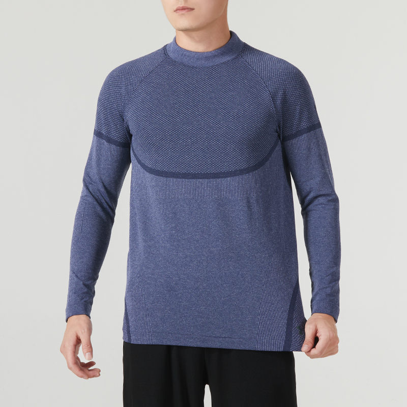 安德玛/UAUA CG Rush Seamless Mock男长袖T恤1379283-410