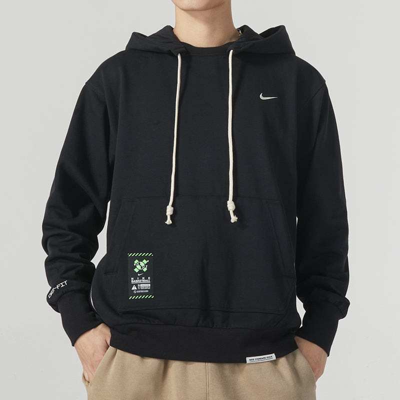 耐克M NK DF STD ISS GRSS RTS PO HD男连帽卫衣-加绒FV4027-010