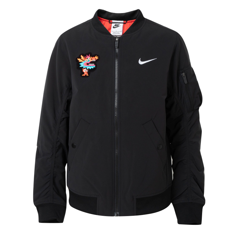 耐克儿童K NSW CNY VARSITY JKT GCEL童棉服FZ6416-010