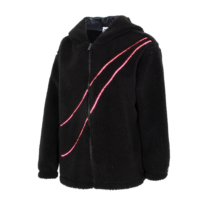 耐克AS  W NSW SHERPA JKT GCEL女摇粒绒夹克FZ6536-010