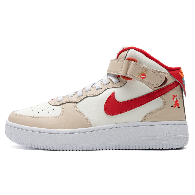 耐克儿童AIR FORCE 1 MID EASYON BG CN童中帮FZ5521-161