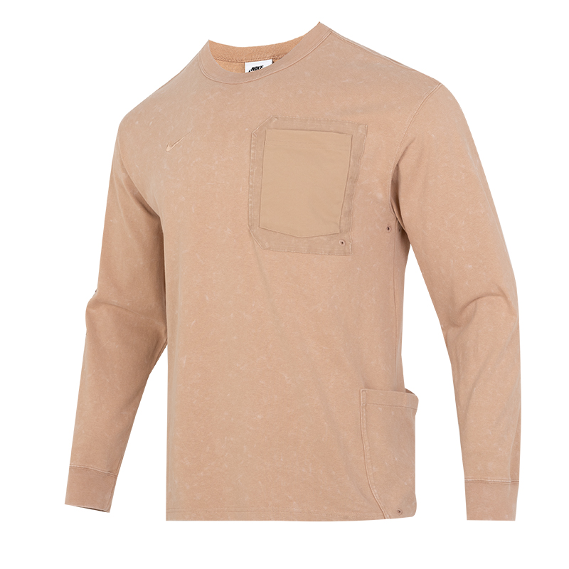 耐克AS M NSW PRM LS PKT TEE GCEL男长袖T恤FZ6563-200