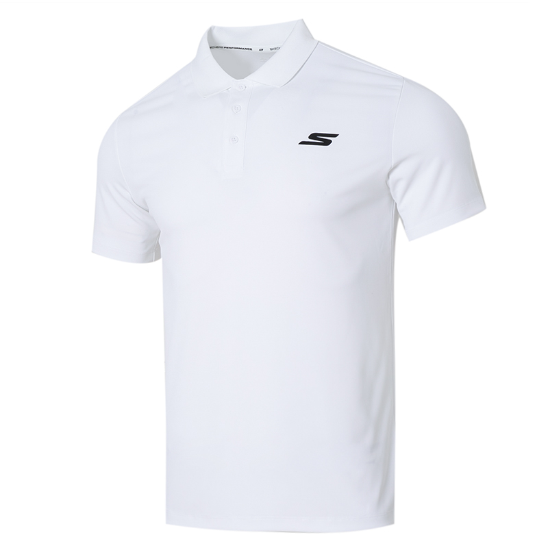 斯凯奇P122M053男装(MEN)针织短袖POLO衫(KNITSHORTSLEEVEPOLO)男POLO短袖P122M053-0019