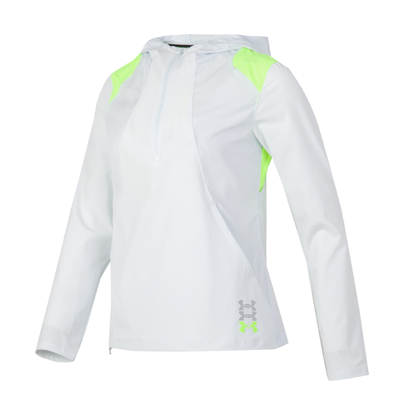 安德玛/UAUA Run Anywhere Anojacket女梭织连帽夹克1376815-006