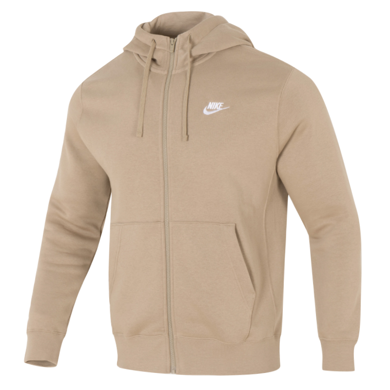 耐克AS M NSW CLUB HOODIE FZ BB男针织连帽夹克-加绒BV2646-247